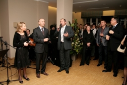 Monika Koniecka, dyrektor hotelu Focu, Rafał Jerzy, założyciel sieci i Krzysztof Bobala 