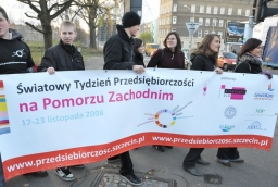 Przemarsz studentów przez Szczecin /fot. materiały organizatorów/ 