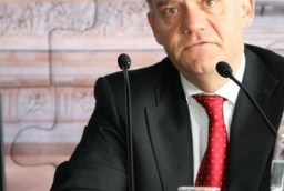 Rainer Schwarz, prezes spółki zarządzającej berlińskimi lotniskami /fot. mab/ 