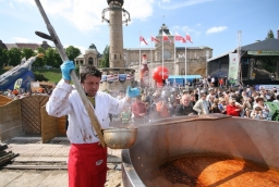A huge jar of Paprykarz Szczeciński - lokal speciality made for Picninc's guests 