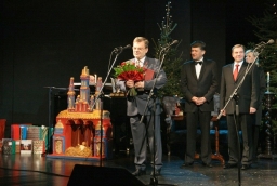Andrzej Bendig-Wielowiejski z nagrodą w kategorii Produkt 