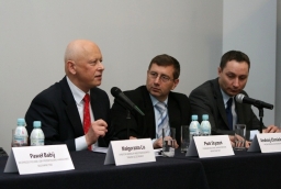 Wiceminister Piotr Styczeń, wicewojewoda Andrzej Chmielewski i wiceprezydent A. Buwelski 