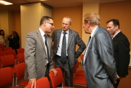 Zbigniew Miklewicz, Dariusz Zarzecki, Tadeusz Żywczak i Stanisław Lipiński 