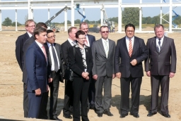 The foundation stone ceremony for the Cargotec factory in Stargard 