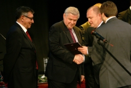 Andrzej Burkowski, prezes SEC i Zbigniew Rewkowski, prezes PSS Społem /fot. mab/ 