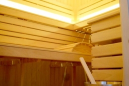 Sauna w strefie wellness 