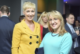 Monika Ławna i Agnieszka Łabucka (GBS Bank)  /fot.: mab / 