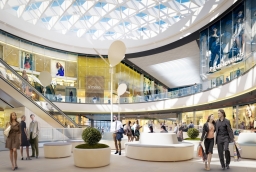 The Galaxy shopping centre  - visualization  /fot.: Echo Investment / 