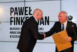 Paweł Finkielman (NCDC) i prof. Stefan Domek (ZUT)  /fot.: ABES / 