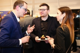Od lewej: Tomasz Walburg (Zapol), Paweł Lepert (Paul Vadim Eyewear)  /fot.: Świat Biznesu / 