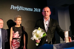Gala wręczenia nagród Perły Biznesu 2018. Na zdjęciu Paweł Fornalski, prezes IAI SA  /fot.: SW / 