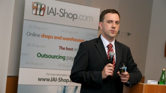 Paweł Fornalski, prezes IAI-Shop.com prezentuje założenia debiutu giełdowego spółki 