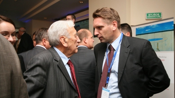 Tadeusz Mazowiecki i Tomasz Lis 