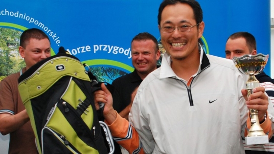 Koh Asakawa, the winner of the 1st Investors' Golf Tournament /Łukasz Szełemej/ 