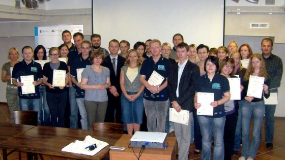 Uczestnicy szkolenia dla doktorantów w Dziwnówku 