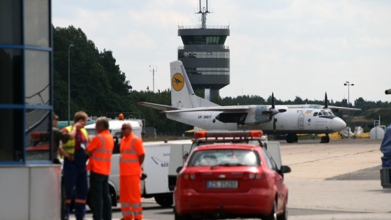 Lotnisko w Goleniowie wstrzymało ruch /fot. SG/ 