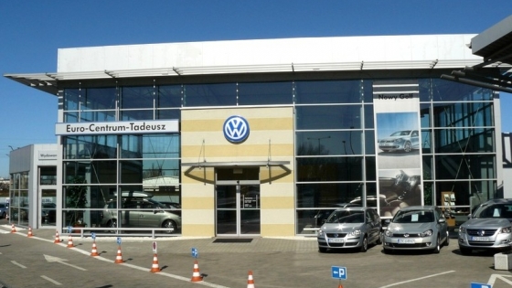 Salon Volkswagena firmy Euro-Centrum-Tadeusz /fot. archiwum/ 