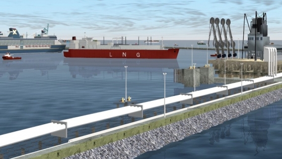 LNG terminal in Świnoujście visualization /archive/ 