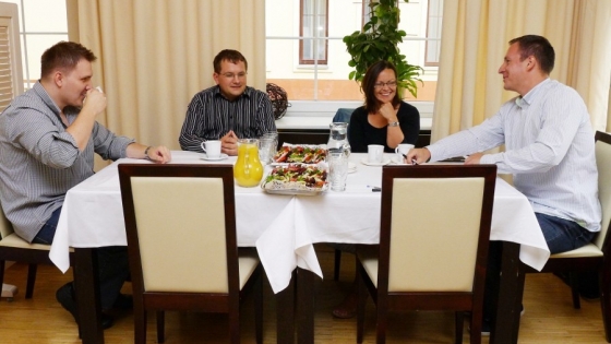 Ł. Miler, P.Bloch, K.Konieczny i M. Abkowicz /fot.KZ/  