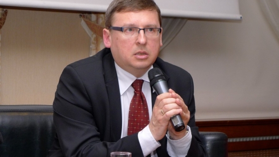 Adam Tochmański, dyrektor Departamentu Systemu Płatniczego NBP  /fot.: mab / 