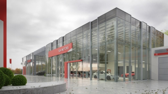 Polmotor's new car saloon 