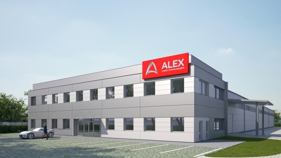Alex company is building its new facilities at ul. Południowa in Szczecin /fot.: Alex / 