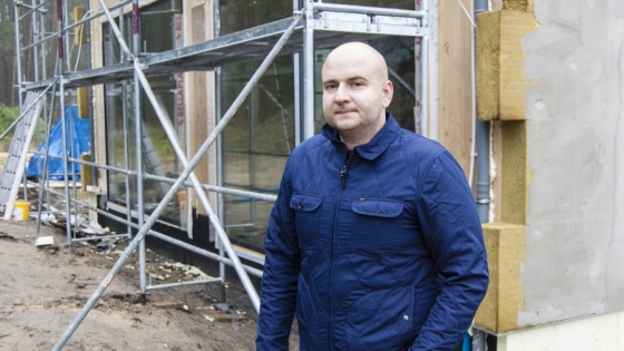 Erwin Urbaniak, the owner of BSHaus /fot.: ak / 
