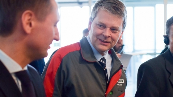 Gert Jansen, plant manager at Bridgestone Stargard /fot.: Michał Abkowicz / 