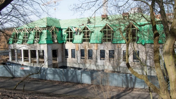 Do końca marca zostanie zamknięty stan surowy przyszłego hotelu Grand Park Rusałka /fot.: ak / 