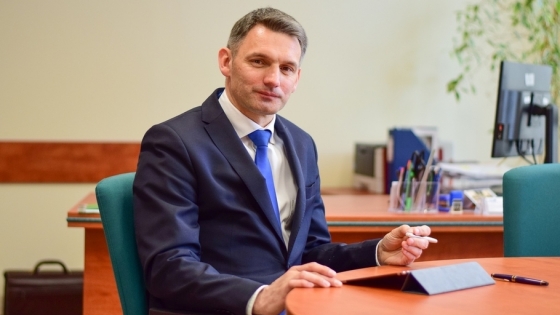 Sławomir Rutkowski,  dyrektor Oddziału Regionalnego Wojskowej Agencji Mieszkaniowej w Szczecinie. 