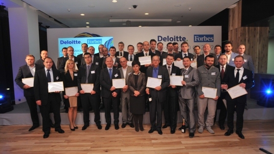 Laureaci rankingu Deloitte Technology Fast 50 /fot.: Deloitte/ G. Szymański / 