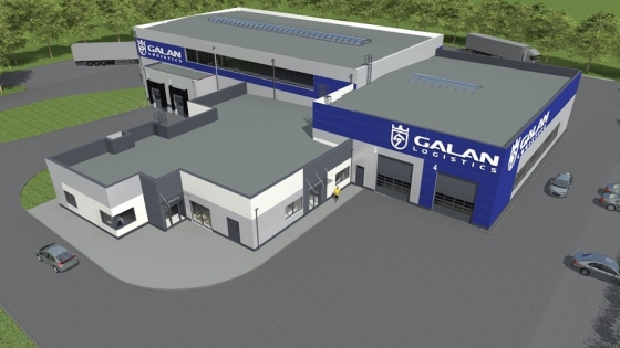 Nowa siedziba spółki Galan Logistics w Kobylance będzie miała blisko 2,2 tys. m kw. /fot.: Prime Construction / 