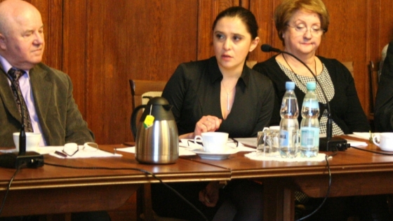 Agnieszka Skarboń podczas prezentacji  /fot.: KZ / 