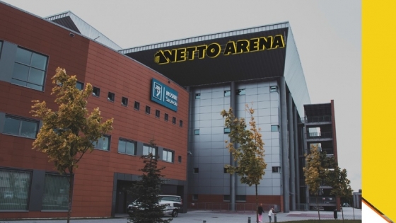 Wizualizacja oznakowania szczecińskiej hali logo Netto Arena /fot.: mat. UM Szczecin / 