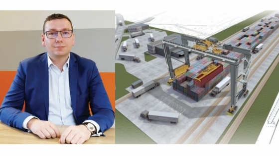 Przemysław Hołowacz, prezes zarządu CCIC Intermodal Depo Dunikowo /fot.: mat.  CCIC Intermodal Depo Dunikowo / 