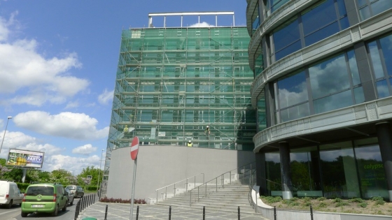 W budowanym budynku B Piastów Office Center będzie 6,4 tys. m kw. biur do wynajęcia /fot.: SG / 