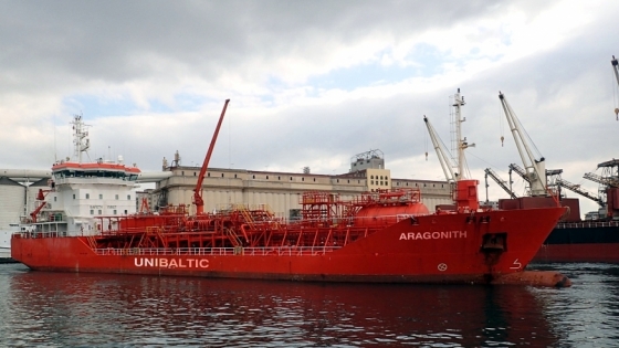 Aragonith - Unibaltic's chemical tanker  /fot.: Unibaltic / 