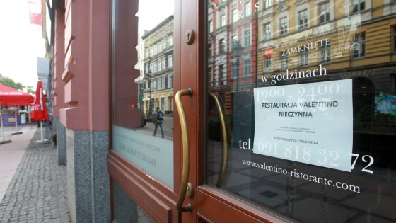 W Szczecinie ostatnio coraz częściej można trafić na zamknięte drzwi restauracji /fot.: KZ / 