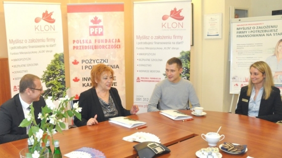 Krzysztof Sekulski (BZWBK), Barbara Bartkowiak (PFP), Maciej Leśniak (firma SiT Med.), Monika Czupryńska (BZWBK) /fot.: archiwum / 