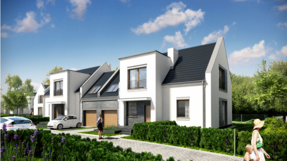 Seven semi-detached houses will create Osiedle w Ogrodach /fot.: Investhome / 