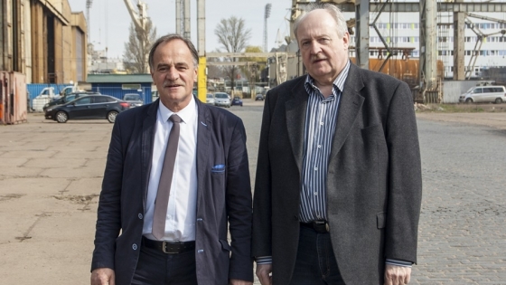 CEOs of Szczecin Industrial Park: Andrzej Strzeboński and Marek Bączkowski /fot.: ak / 
