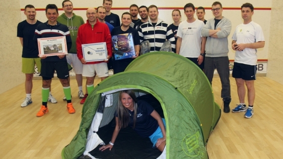 Najlepsi i najwytrwalsi zawodnicy Vastbouw Squash League w sezonie 2012/2013 /fot.: archiwum / 